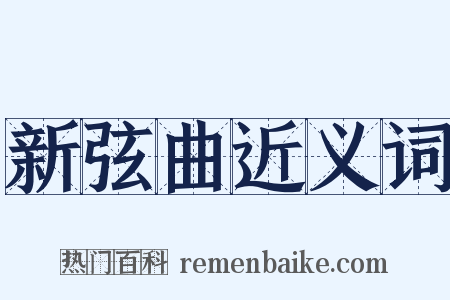 新弦曲近义词是什么意思的图片